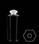 300 ml PETG Reverse Tapered Hexagon, 24-415,