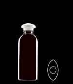 150 ml PETG Straight Sided Oval, 24-415, ,