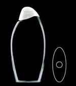 400 ml PVC Asymmetrical Oval, 21mm Snap On, ,