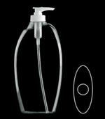400 ml PVC Asymmetrical Oval, 28-400, ,
