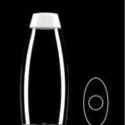 300 ml PET Convex Oval, 23mm Snap On, ,