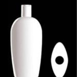 350 ml HDPE Reverse Tapered Oval, 24-410, ,
