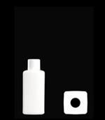 100 ml HDPE Straight Sided Square, 20-415,