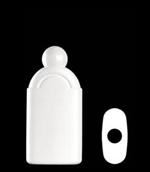 200 ml HDPE Straight Sided Oblong, 24-410, ,