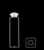 250 ml PET Straight Sided Square, 24-415, Tall