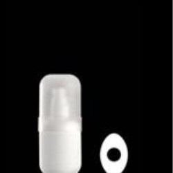 50 ml HDPE Straight Sided Oval, 18-415, Ribbed ,
