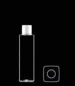 200 ml PET Straight Sided Square, 24-415, ,
