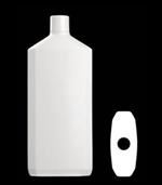 300 ml HDPE Straight Sided Hexagon, 20-415, ,
