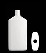 250 ml HDPE Straight Sided Hexagon, 20-415, ,
