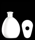 400 ml HDPE Asymmetrical Other, 24mm Snap On, ,