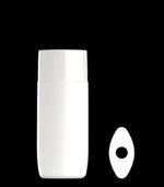 125 ml HDPE Straight Sided Oval, 20mm Snap On, ,