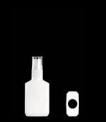 50 ml HDPE Straight Sided Oblong, 20-410, ,