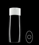 200 ml Pctg Convex, Oval, 23mm Snap On, ,