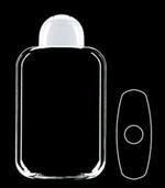 500 ml PVC Straight Sided Oblong, 23mm Snap On, ,