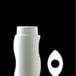 200 ml HDPE Asymmetrical Oval, 23mm Snap On, ,