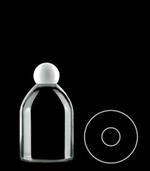 300 ml PVC Bell Round, 24-410, ,
