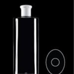 400 ml PET Straight Sided Oval, 24, Flat Shoulder