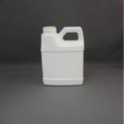 12 oz HDPE Handleware, Oblong, 33-400, Label Indent