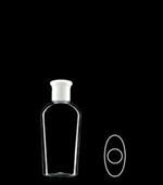 75 ml PET Reverse Tapered Oval, 20-415, ,