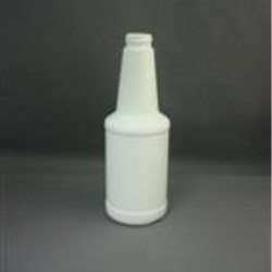 8 oz HDPE Long Neck, Round, 24-400, Label Indent