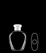 100 ml PVC Reverse Tapered Oval, 20mm, ,