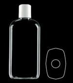 500 ml PVC Straight Sided Hexagon, 28mm, ,