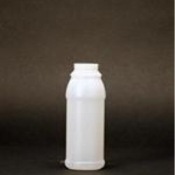 8 oz HDPE Cylinder Round, 38mm, Label Indent