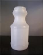 8 oz HDPE Carafe/Decanter Round, 38, Sloped Shoulder ,