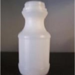 8 oz HDPE Carafe/Decanter Round, 38, Sloped Shoulder ,