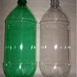 2 ltr PET Boston Round, Round, 28-1810PCO, Footed ,