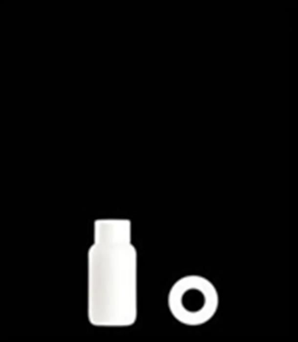 60 ml HDPE Boston Round Round, 20-410,