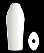 500 ml HDPE Reverse Tapered Oval, 21mm Snap On, ,