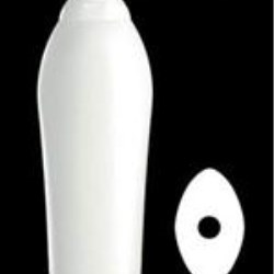 500 ml HDPE Reverse Tapered Oval, 21mm Snap On, ,