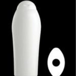 350 ml HDPE Reverse Tapered Oval, 21mm Snap On, ,
