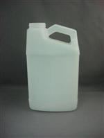 64 oz HDPE Handleware, Oblong, 45-400, Label Indent Slanted Handle
