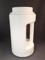 64 oz HDPE Handleware, Round, 100-400Squeeze Lok ,