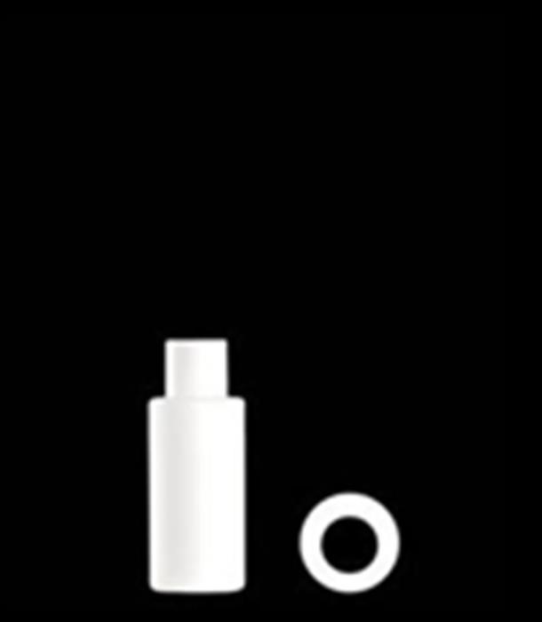 100 ml HDPE Cylinder Round, 24-415, ,