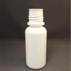8 oz HDPE Boston Round, Round, 38-430Buttress ,