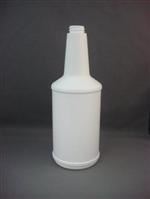 32 oz HDPE Long Neck, Round, 28-400, Label Indent