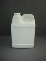 14.5 oz HDPE Handleware, Oblong, 28-400, Label Indent Solid Handle