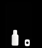 25 ml HDPE Straight Sided Oblong, 15mm ,