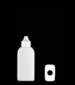 75 ml HDPE Straight Sided Oblong, 20-410, ,