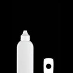 75 ml HDPE Straight Sided Oblong, 20-410, ,