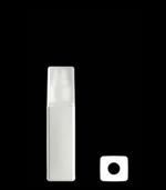 75 ml HDPE Straight Sided Square, 20-410, ,