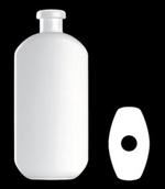 500 ml HDPE Straight Sided Oblong, 24-415, ,