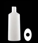 350 ml HDPE Tapered Oval, 24-410, ,