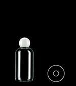 125 ml PVC Boston Round Round, 20-415,