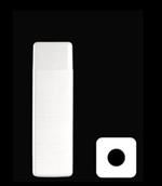250 ml HDPE Straight Sided Square, 22mm Snap On ,