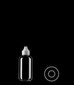 100 ml PETG Boston Round, Round, 20-410,