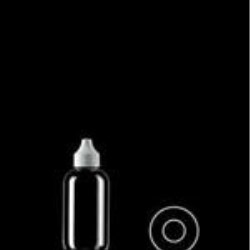 100 ml PETG Boston Round, Round, 20-410,